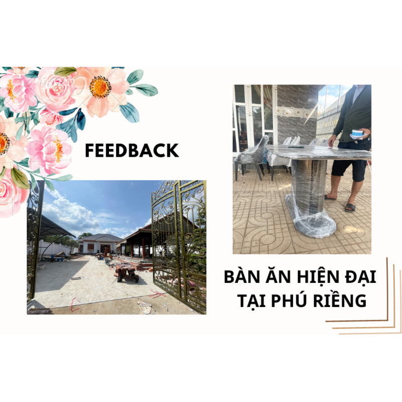 FEEDBACK | BÀN ĂN HIỆN ĐẠI TẠI PHÚ RIỀNG