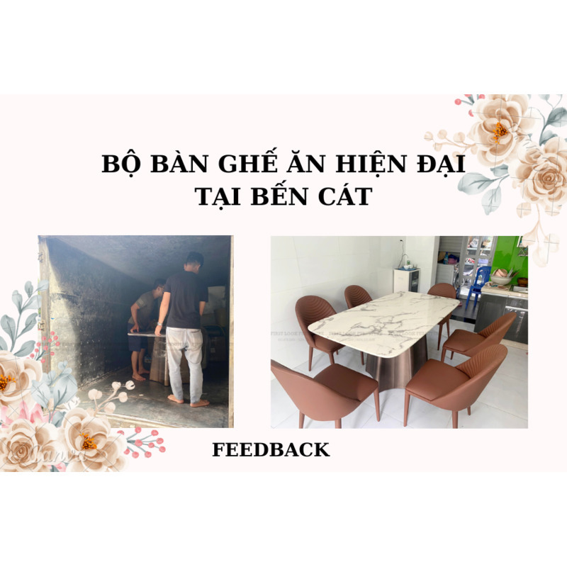 FEEDBACK | BÀN GHẾ ĂN HIỆN ĐẠI TẠI BẾN CÁT