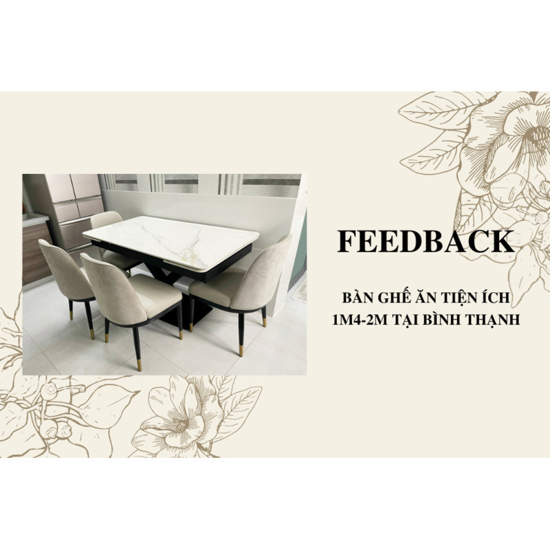 FEEDBACK | BÀN GHẾ ĂN HIỆN ĐẠI TẠI BÌNH THẠNH