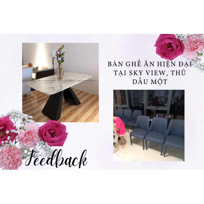 FEEDBACK | BÀN GHẾ ĂN HIỆN ĐẠI TẠI THỦ DẦU MỘT