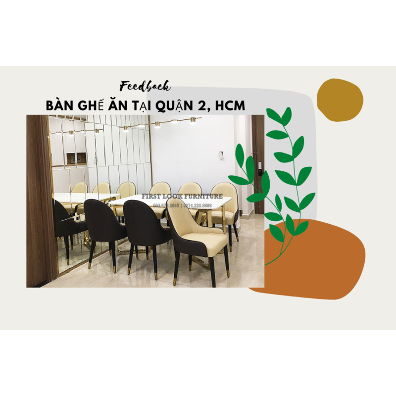 FEEDBACK | BÀN GHẾ ĂN MẶT ĐÁ CẨM THẠCH TẠI QUẬN 2, TP.HCM