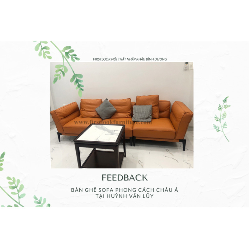 FEEDBACK | BÀN GHẾ SOFA HIỆN ĐẠI - PHONG CÁCH CHÂU Á TẠI CÔNG TRÌNH HUỲNH VĂN LŨY, BÌNH DƯƠNG