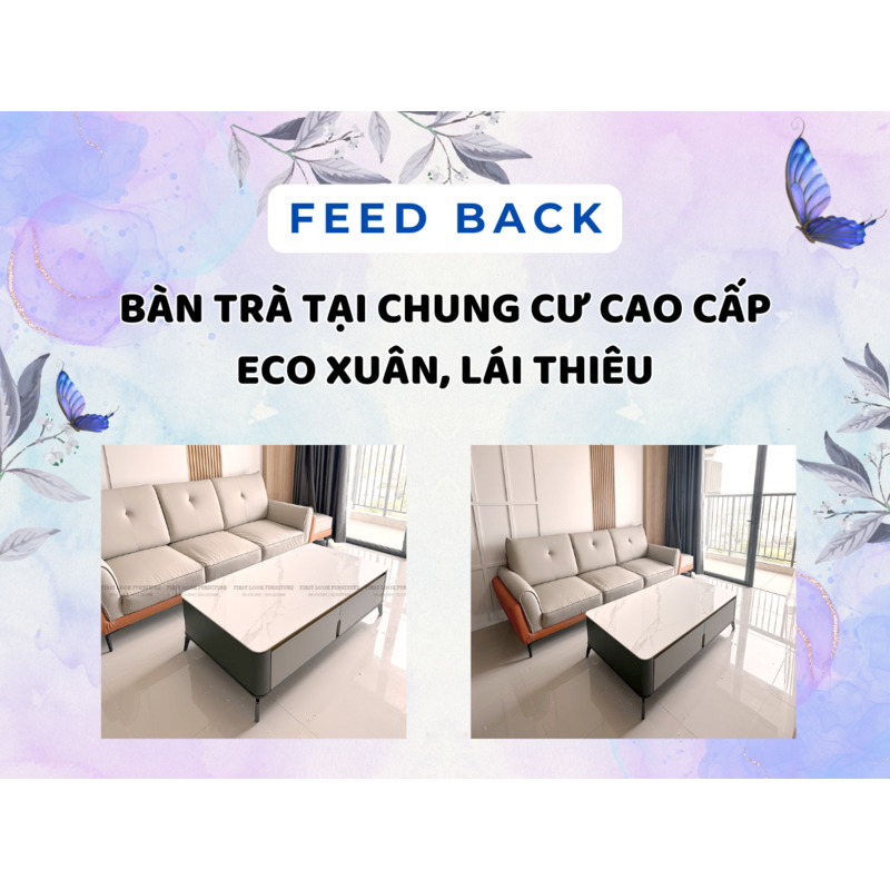 FEEDBACK | BÀN TRÀ HIỆN ĐẠI TẠI ECO XUAN, LÁI THIÊU