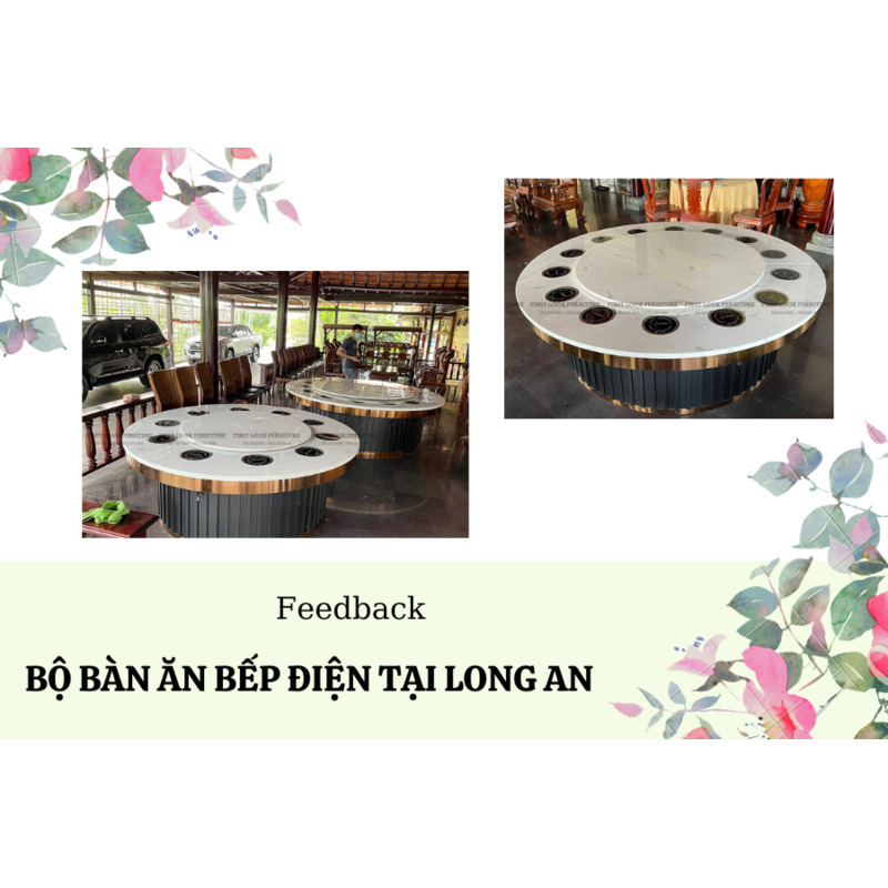 FEEDBACK | BỘ BÀN ĂN BẾP ĐIỆN NHẬP KHẨU TẠI LONG AN .