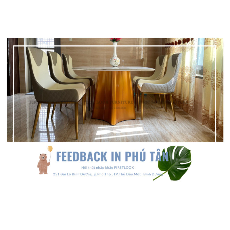 FEEDBACK | BỘ BÀN BÀN GHẾ HIỆN ĐẠI TẠI TP MỚI BÌNH DƯƠNG