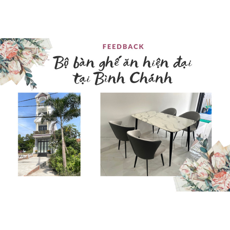 FEEDBACK | BỘ BÀN GHẾ ĂN HIỆN ĐẠI TẠI BÌNH CHÁNH