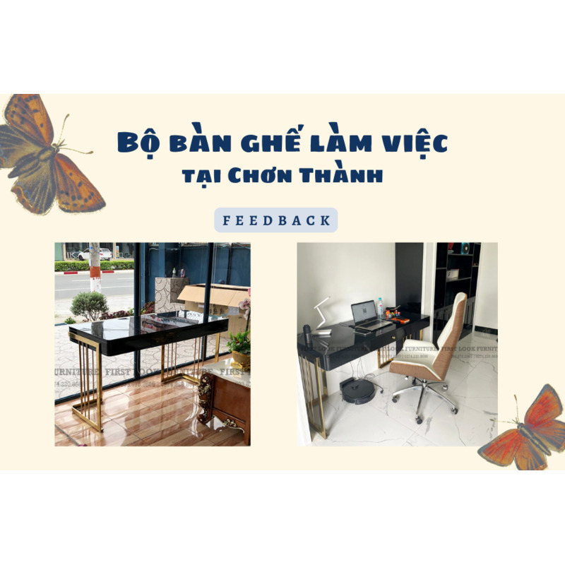 FEEDBACK | BỘ BÀN GHẾ LÀM VIỆC TẠI CHƠN THÀNH