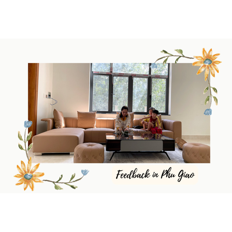 FEEDBACK | BỘ SOFA GÓC L | PHONG CÁCH Ý TẠI PHƯỚC VĨNH, PHÚ GIÁO