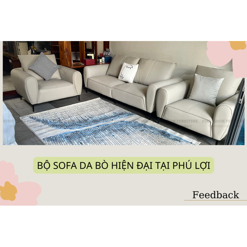 FEEDBACK | BỘ SOFA HIỆN ĐẠI TẠI PHÚ LỢI