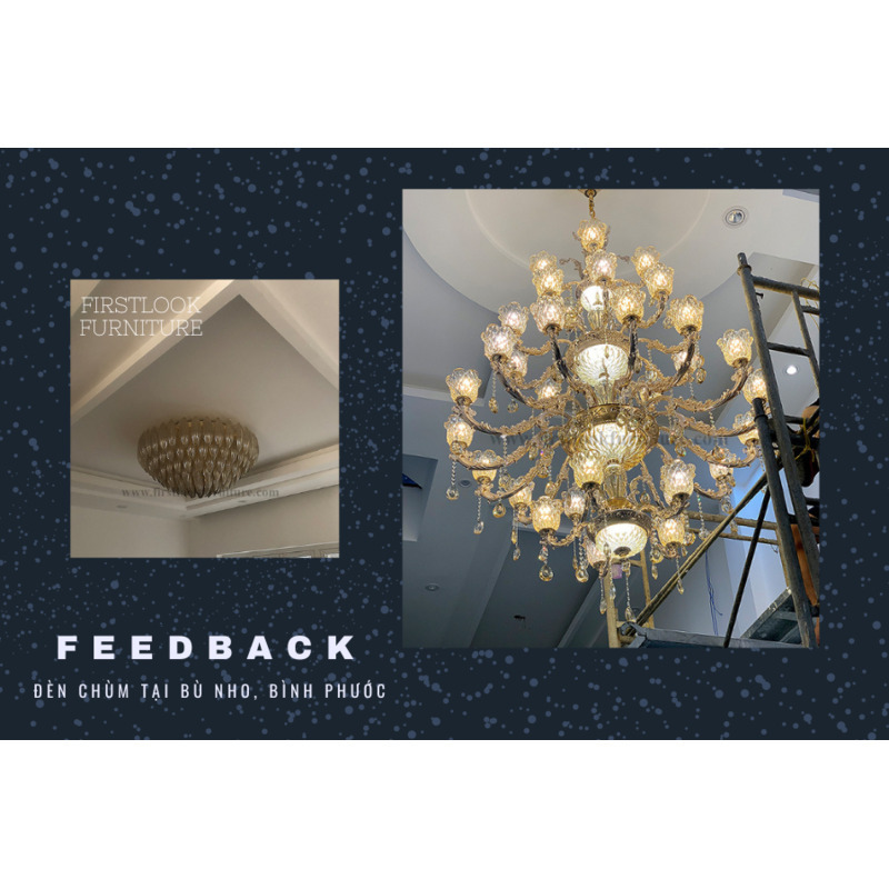 FEEDBACK | CHANDELIER FROM A CUSTOMER IN BU NHO, BINH PHUOC