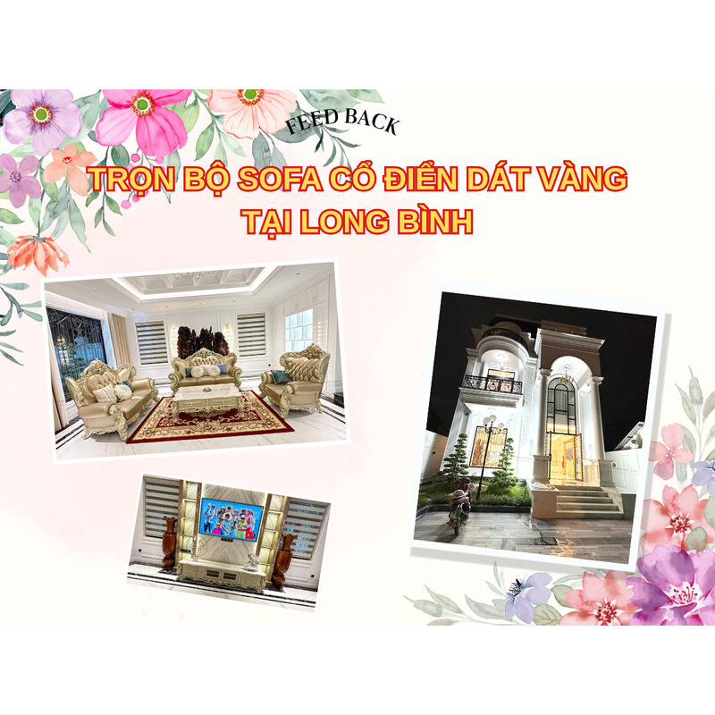 FEEDBACK | CLASSICAL SOFA SET IN LONG BINH, HO CHI MINH