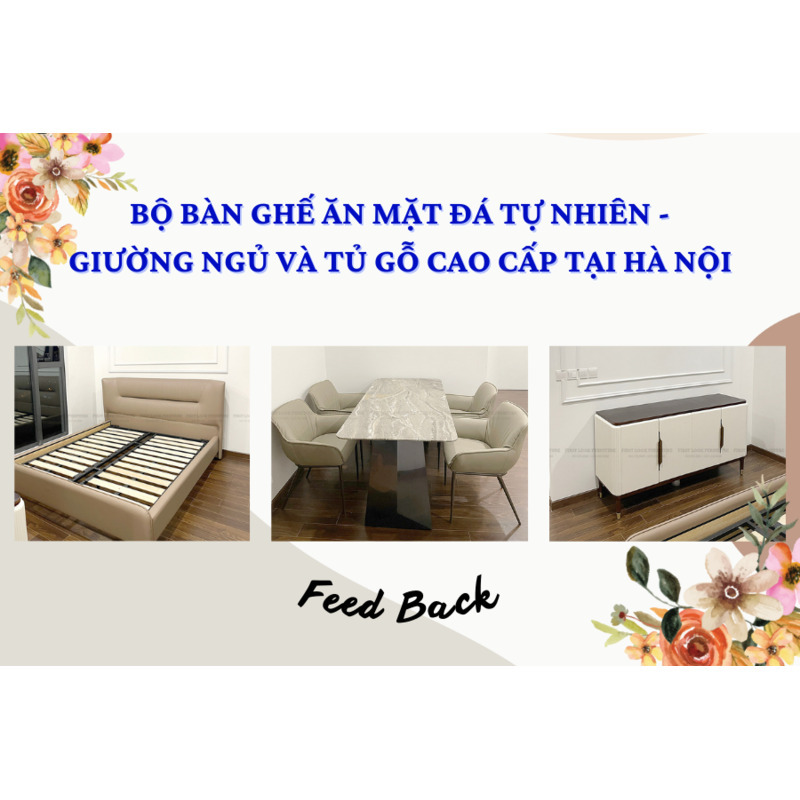 FEEDBACK | COMBO DINING SET - BED & CABINET IN HA NOI