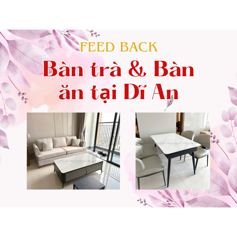 FEEDBACK | COMBO MODERN DINING TABLE AND TEA TABLE IN DI AN
