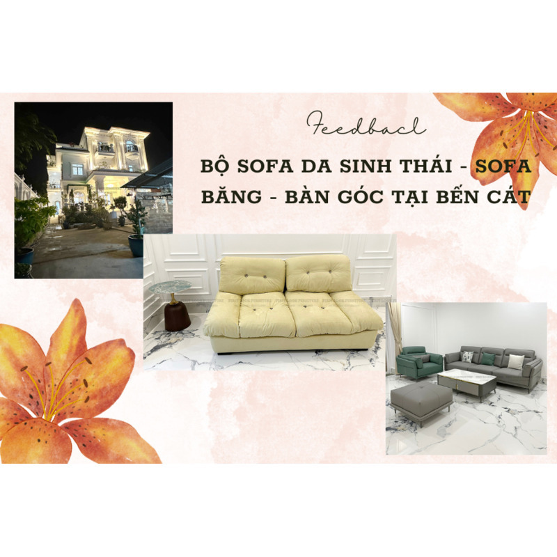 FEEDBACK | COMBO SOFA SETS AND TAPE SOFA - TEA TABLE IN BEN CAT