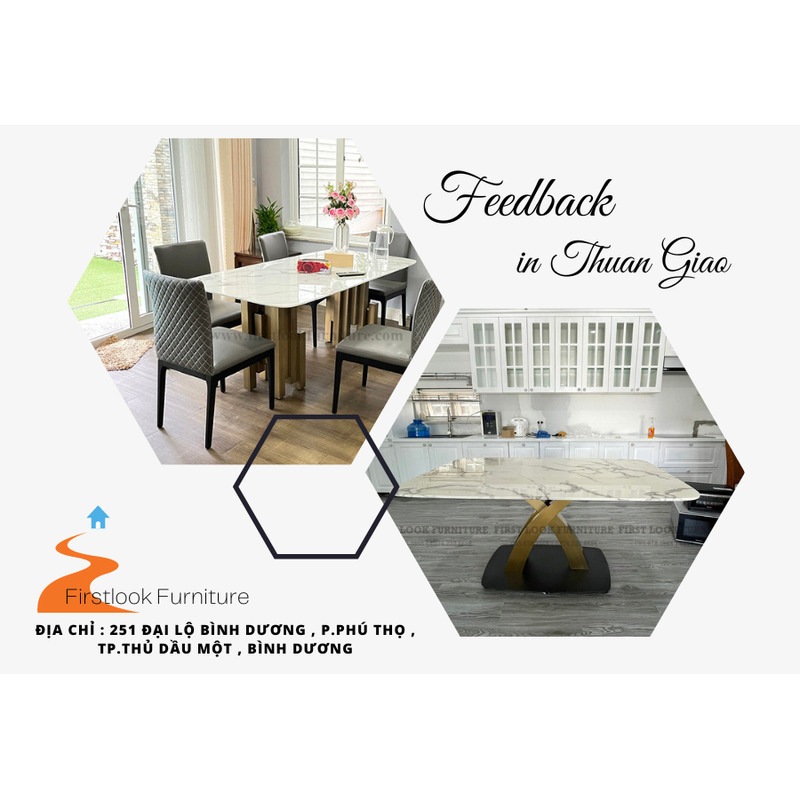 FEEDBACK | DINING SET - 6 DINING CHAIRS | IN THUAN GIAO , BINH DUONG