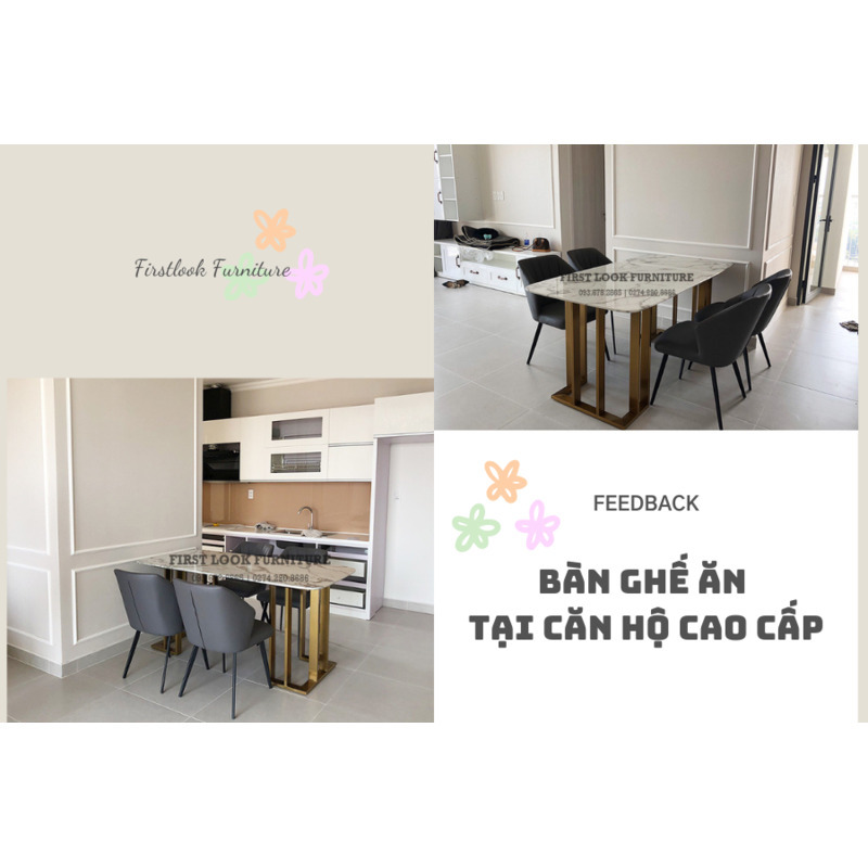 FEEDBACK | DINING TABLE & CHAIRS AT COMPASS ONE - LUXURY APARTMENT, BINH DUONG