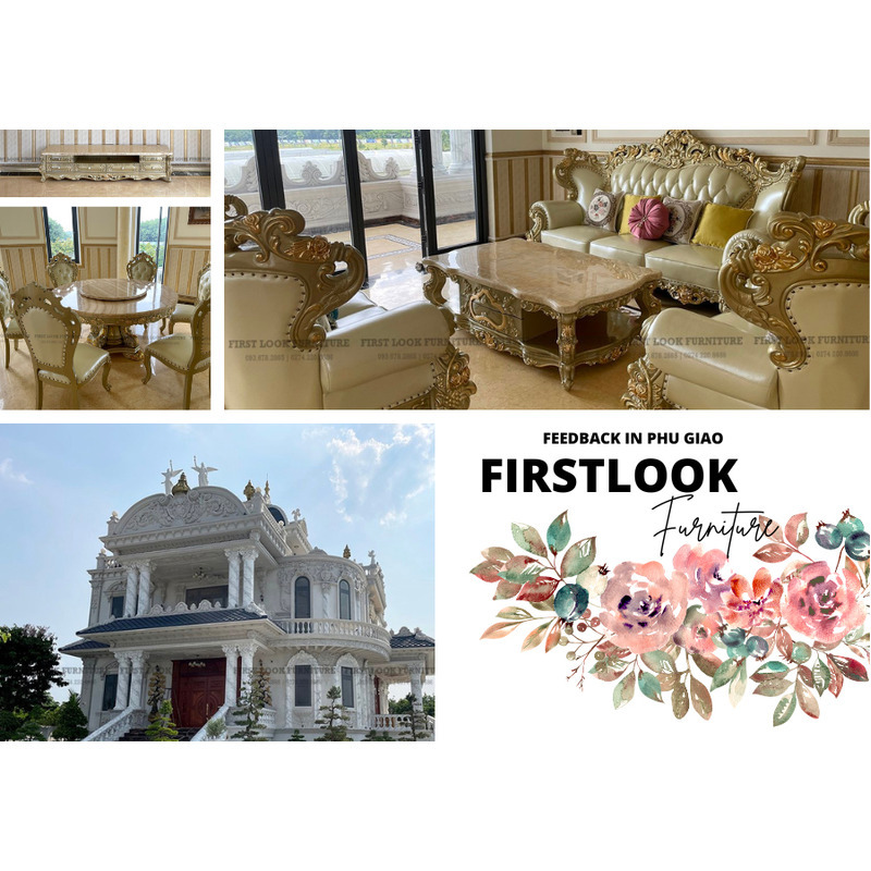 FEEDBACK FULL SET CLASSICÍSM STYLE FURNITURE IN PHU GIAO, BINH DUONG