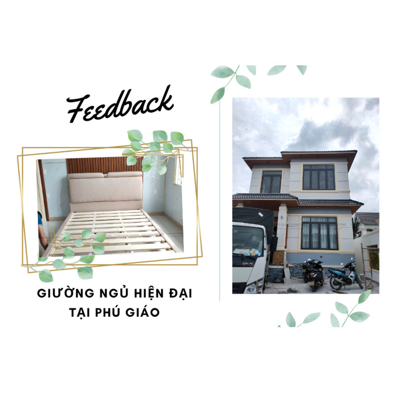 FEEDBACK | GIƯỜNG NGỦ BỌC DA HIỆN ĐẠI TẠI PHÚ GIÁO