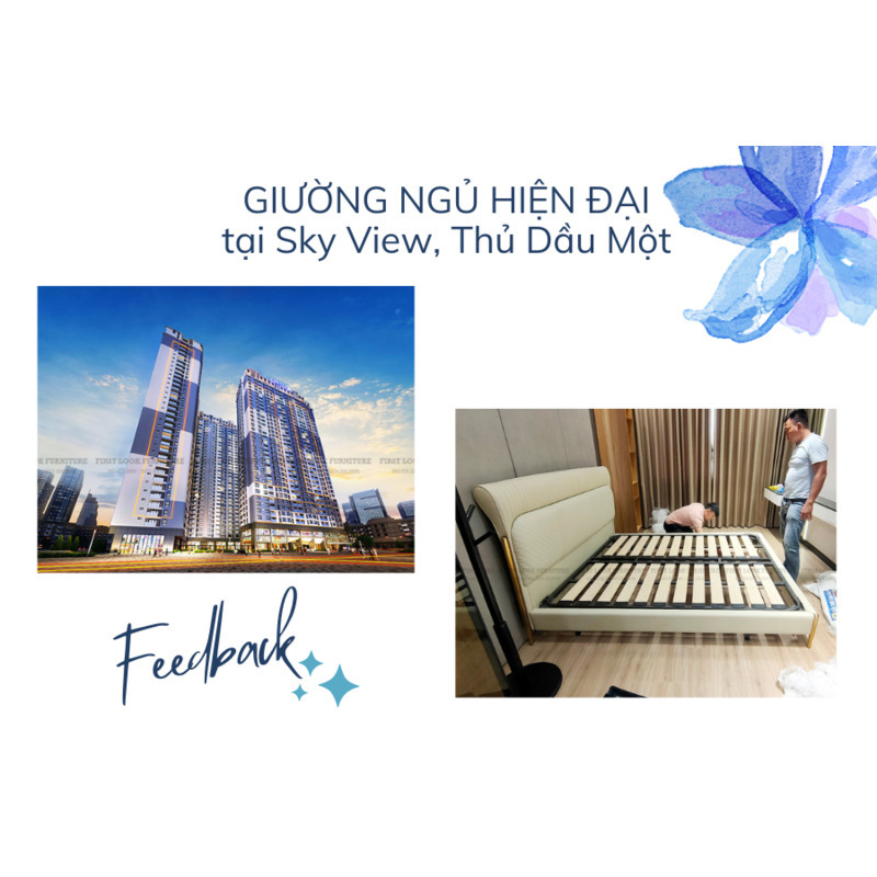 FEEDBACK | GIƯỜNG NGỦ HIỆN ĐẠI TẠI C-SKY VIEW, THỦ DẦU MỘT