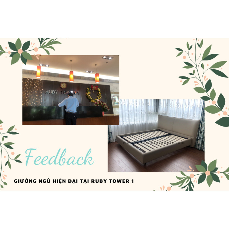 FEEDBACK | GIƯỜNG NGỦ HIỆN ĐẠI TẠI RUBY TOWER 1