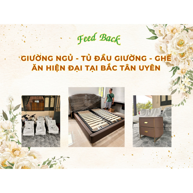 FEEDBACK | GIƯỜNG NGỦ - TAB - GHẾ ĂN TẠI BẮC TÂN UYÊN