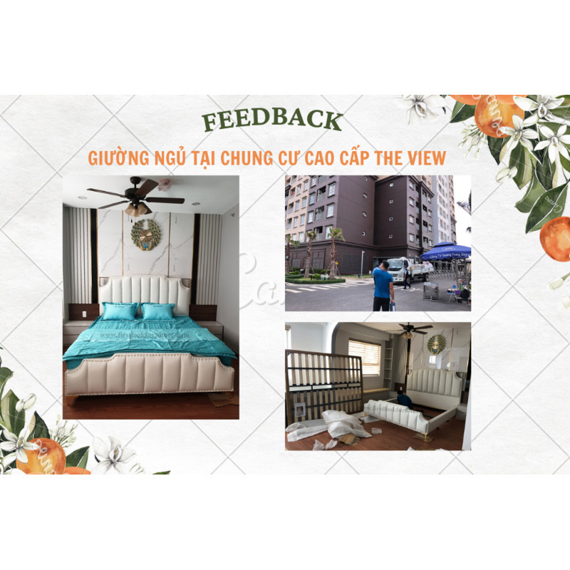 FEEDBACK | GIƯỜNG PHONG CÁCH HIỆN ĐẠI TẠI CHUNG CƯ CAO CẤP THE VIEW TẠI THÀNH PHỐ MỚI BÌNH DƯƠNG