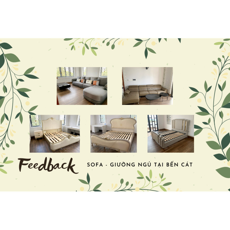 FEEDBACK | LẮP ĐẶT SOFA - GIƯỜNG NGỦ TẠI BẾN CÁT , BÌNH DƯƠNG