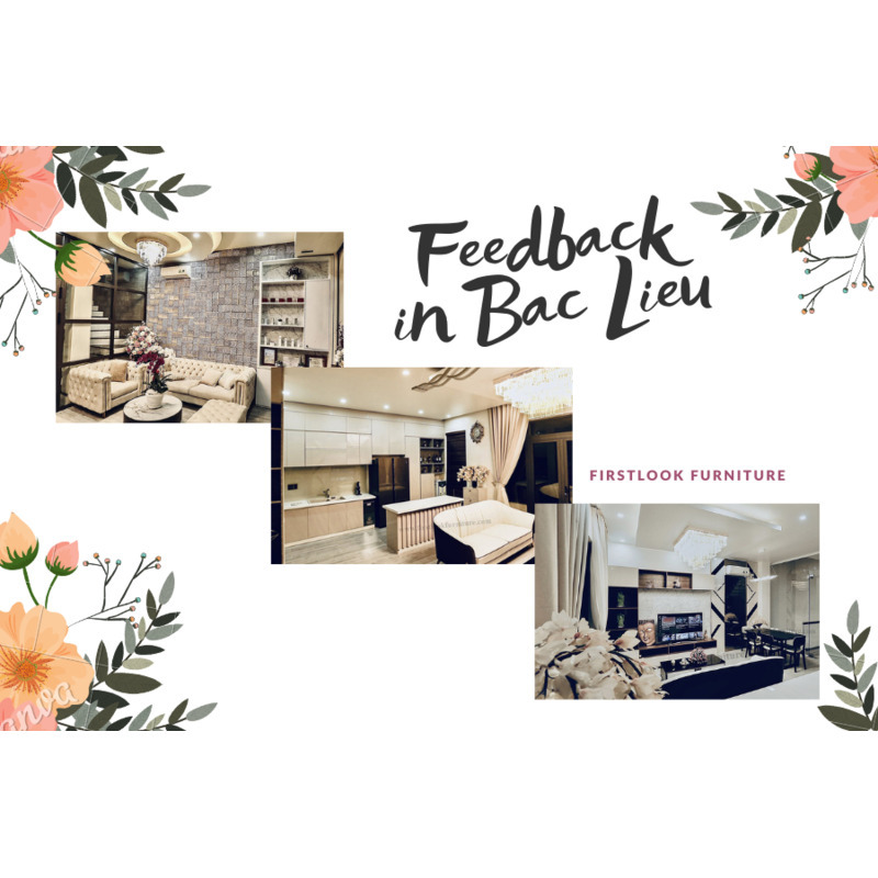 FEEDBACK | LIVING ROOM FURNITURE PROJECT IN BAC LIEU PROVINCE