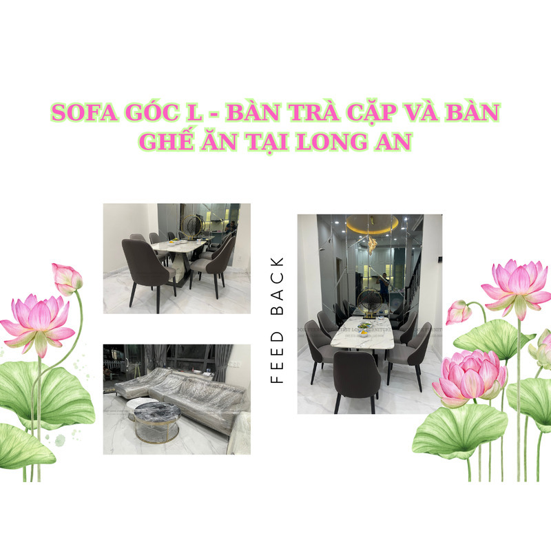 FEEDBACK | MODERN DINING SET & L-SHAPE SOFA IN LONG AN