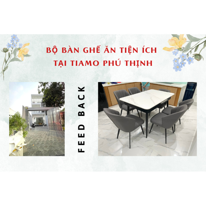 FEEDBACK | MODERN DINING SET IN TIAMO, PHU THINH