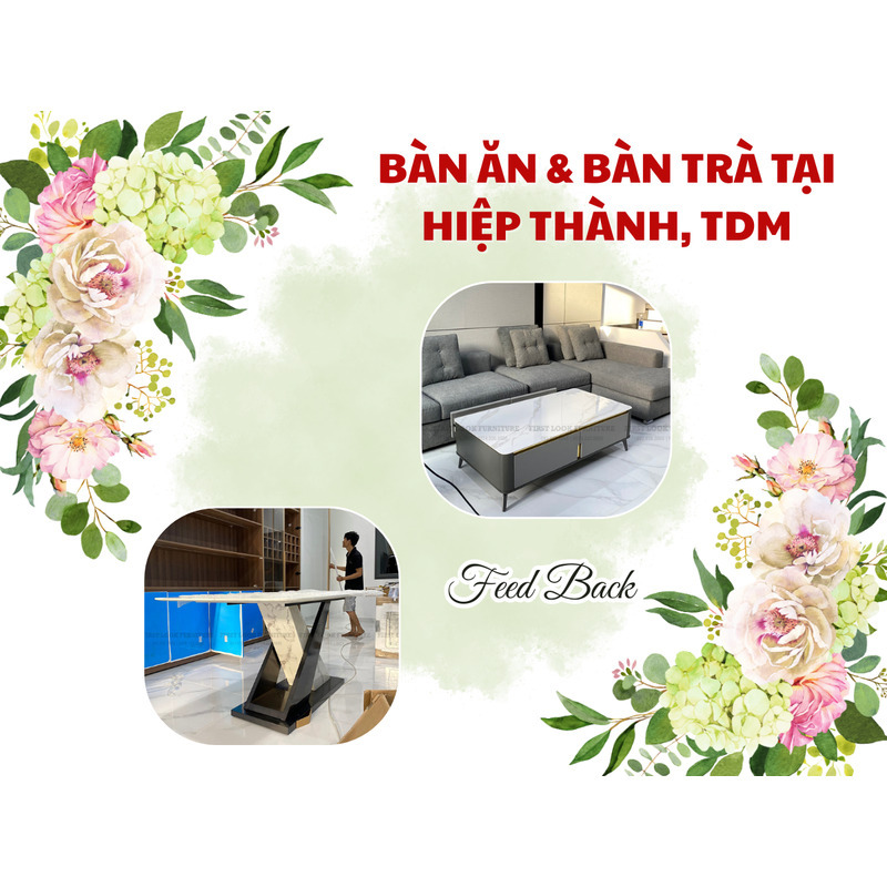FEEDBACK | MODERN DINING TABLE & TEA TABLE IN HIEP THANH