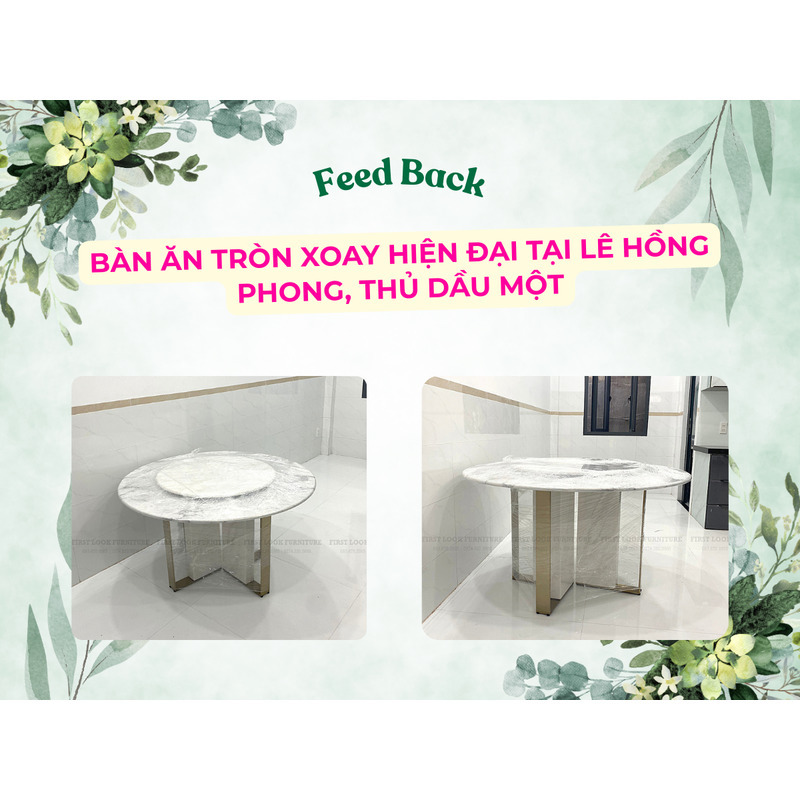 FEEDBACK | MODERN DINING TABLE IN LE HONG PHONG, TDM