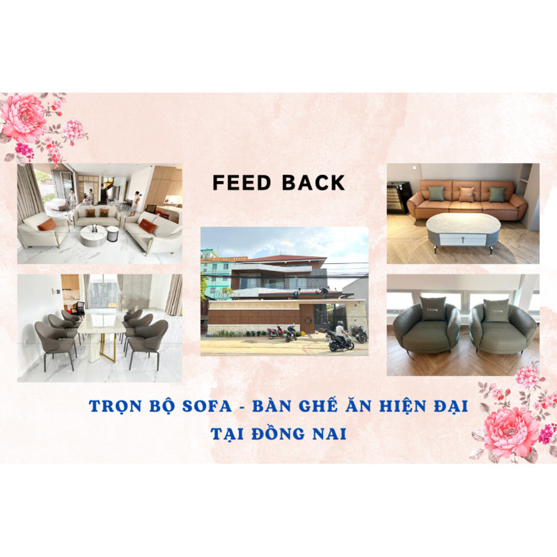 FEEDBACK | MODERN SOFA AND DINING TABLE SET IN DONG NAI