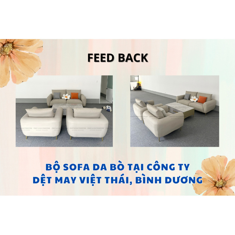FEEDBACK | MODERN SOFA SET IN BINH DUONG