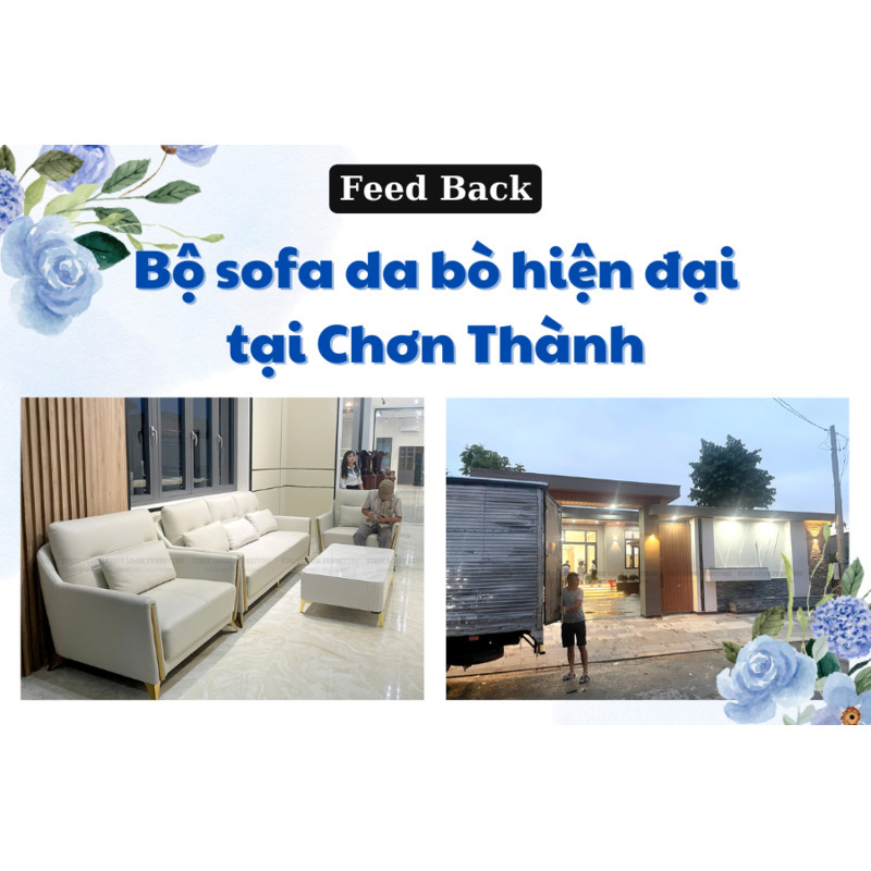 FEEDBACK | MODERN SOFA SET IN CHON THANH, BINH PHUOC