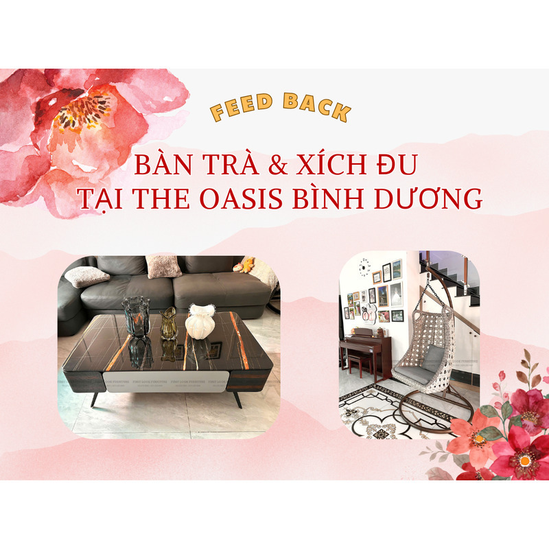 FEEDBACK | MODERN TEA TABLE AND SWING IN THE OASIS 2, BINH DUONG