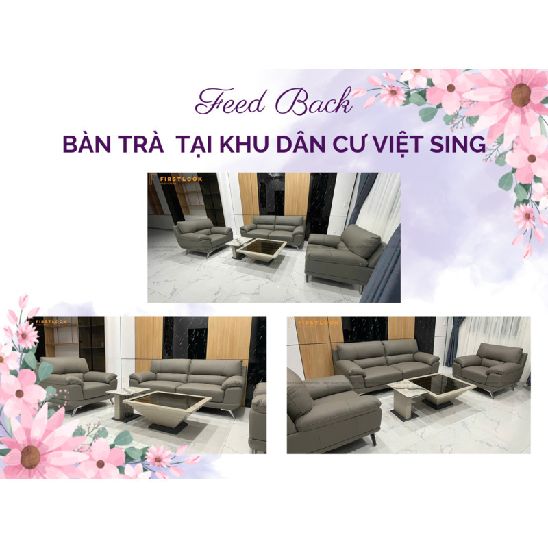 FEEDBACK | MODERN TEA TABLE SET IN VIET SING RESIDENTIAL AREA