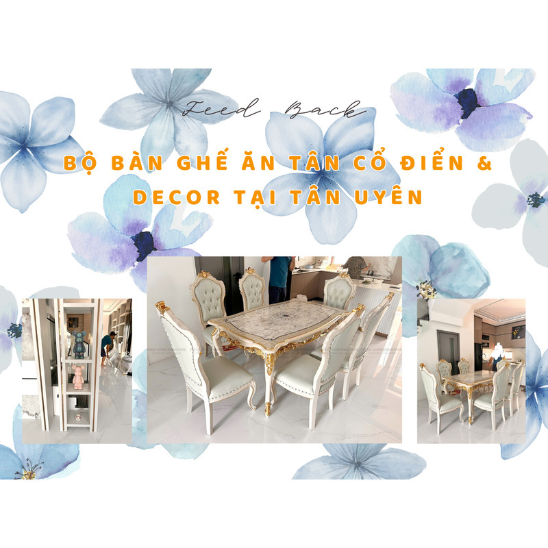 FEEDBACK | NEOCLASSICAL DINING TABLE SET IN TAN UYEN