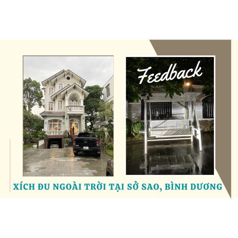 FEEDBACK | OUTDOOR SWING CHAIR IN SO SAO, BINH DUONG