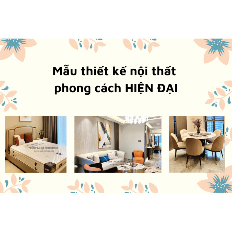 MẪU THIẾT KẾ FULL NỘI THẤT SOFA, BÀN GHẾ ĂN, VÀ GIƯỜNG NGỦ PHONG CÁCH HIỆN ĐẠI